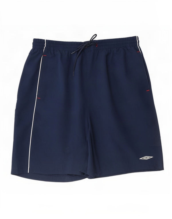 Umbro muške kratke sportske hlače s grafičkim motivima 2XL tamnoplavi poliester