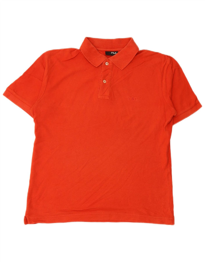 FILA Muška polo majica Mala narančasta pamuk