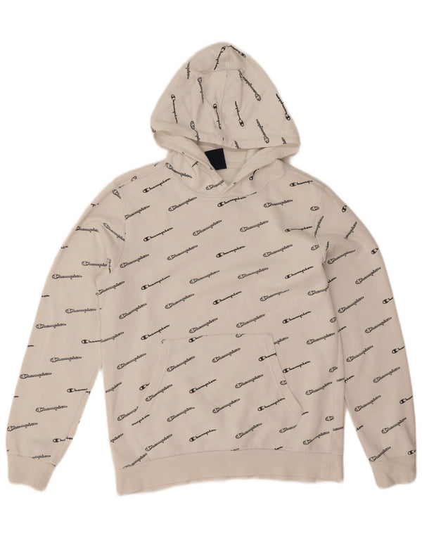 Champion Boys Graphic Hoodie Džemper 13-14 godina XL bijeli pamuk