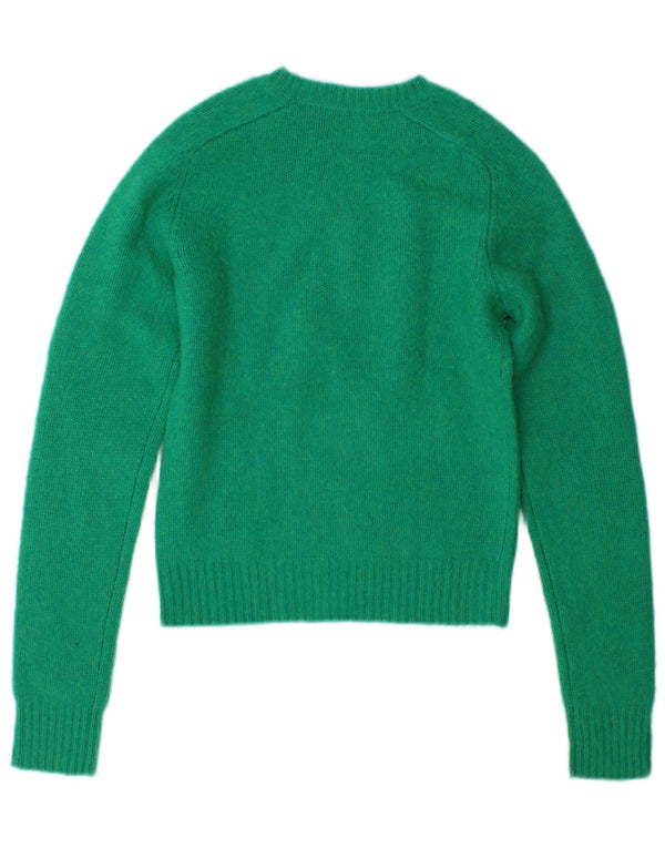 Polo Ralph Lauren ženski pulover s okruglim izrezom UK 6 XS zelena vunena