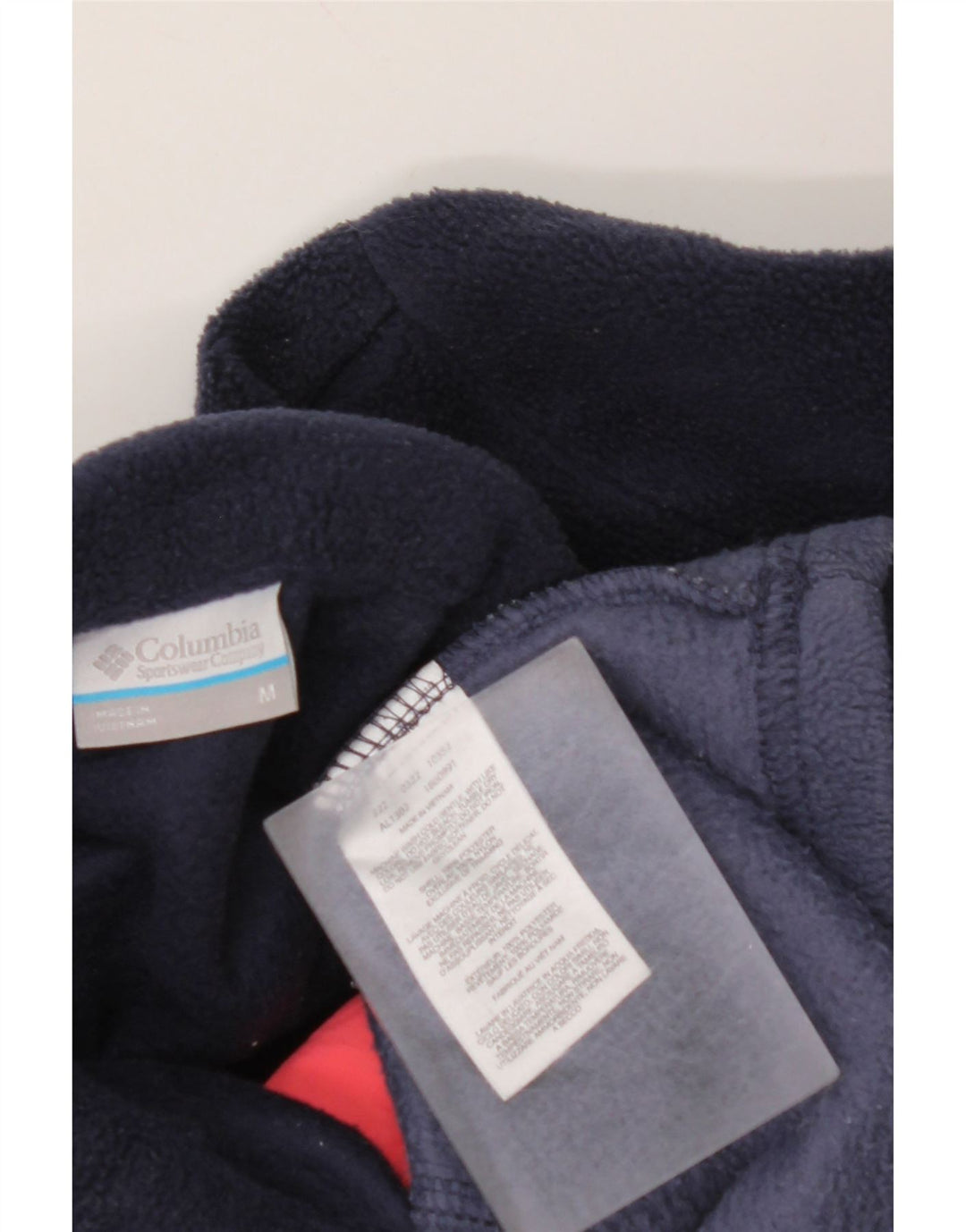 COLUMBIA Ženski džemper od flisa s patentnim izrezom UK 14 srednje tamnoplave boje