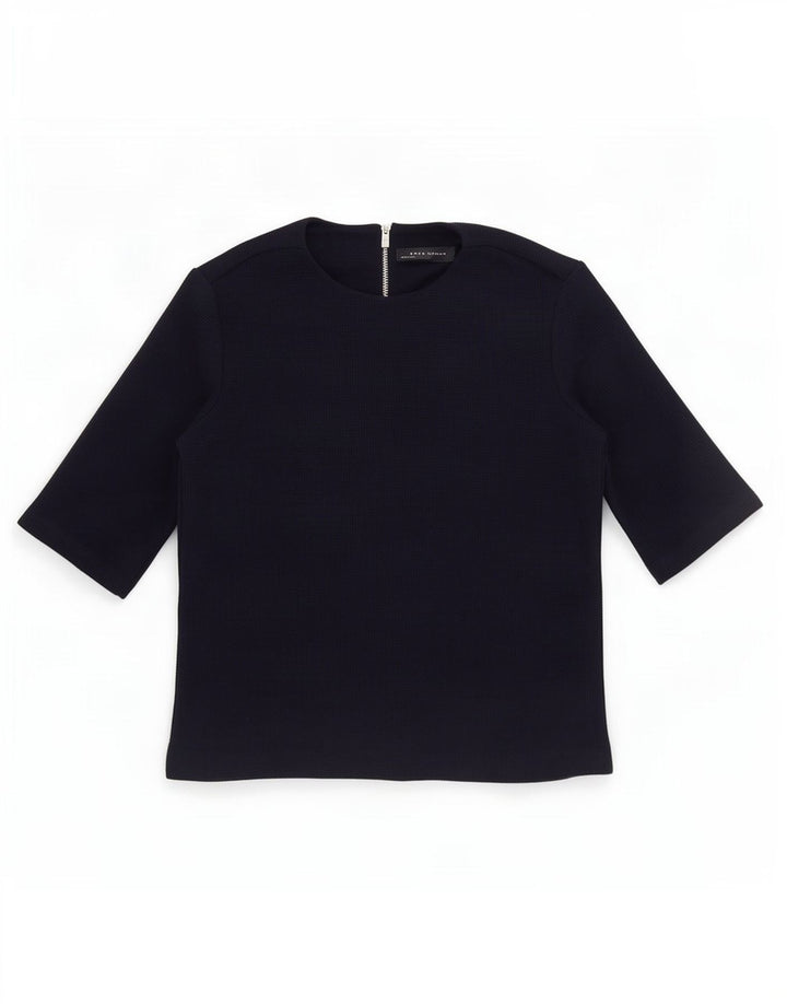 Zara ženska bluza Top UK 10 Small tamnoplava