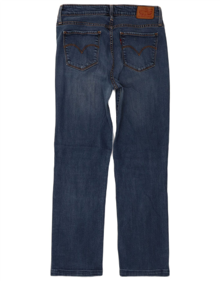 Levi's ženske 714 ravne traperice W28 L26 plavi liocel