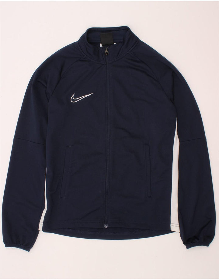 NIKE Boys Dri Fit Trenirka Gornja jakna 10-11 godina srednje tamnoplava