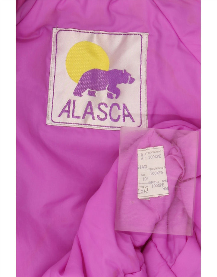 ALASCA Ženski široki skijaški kombinezon UK 10 Small W26 L30 Ljubičasti poliamid