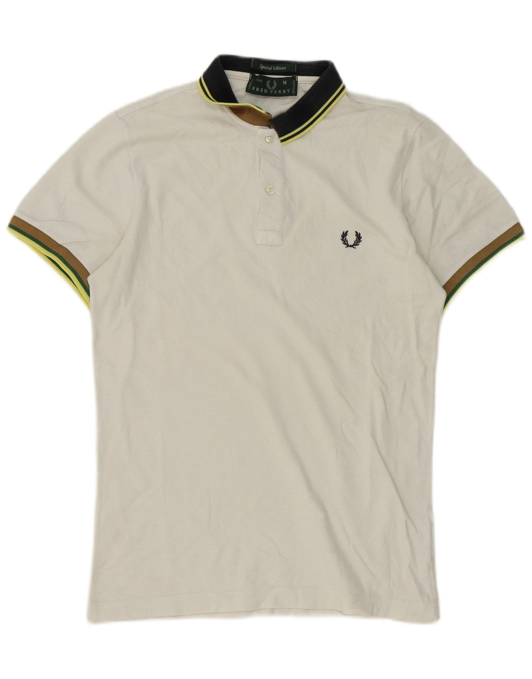 Fred Perry muška polo majica Srednje bijeli pamuk