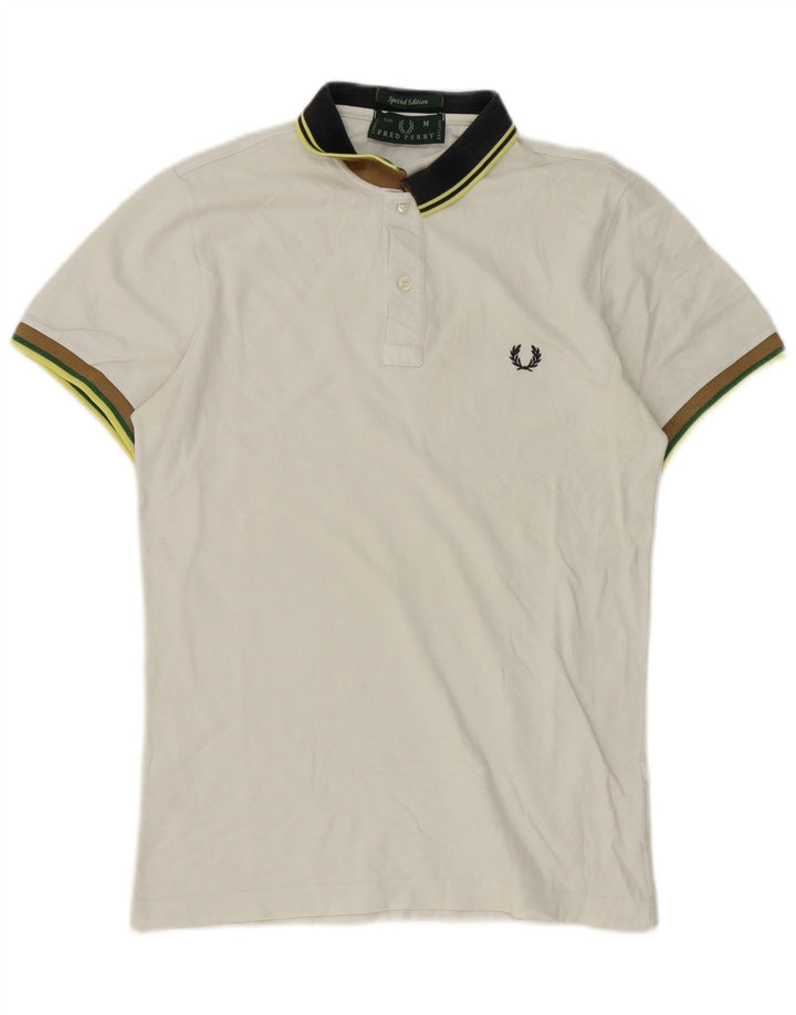 Fred Perry muška polo majica Srednje bijeli pamuk