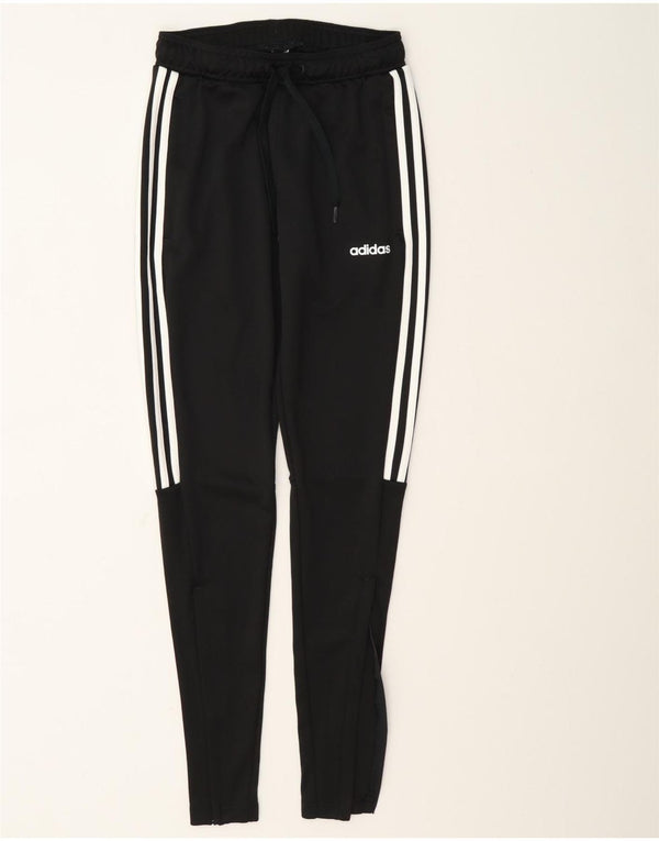 Adidas ženske hlače za trenirku Climalite UK 8/10 male crne poliesterske