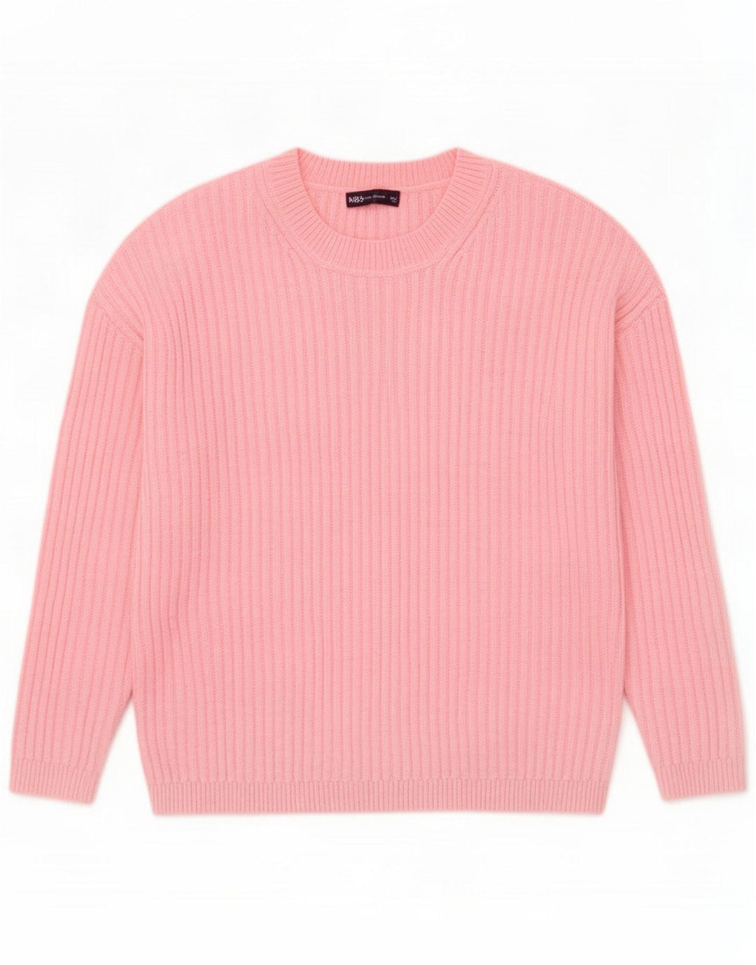 Marks & Spencer ženski džemper s okruglim izrezom UK 16 Large Pink Polyester