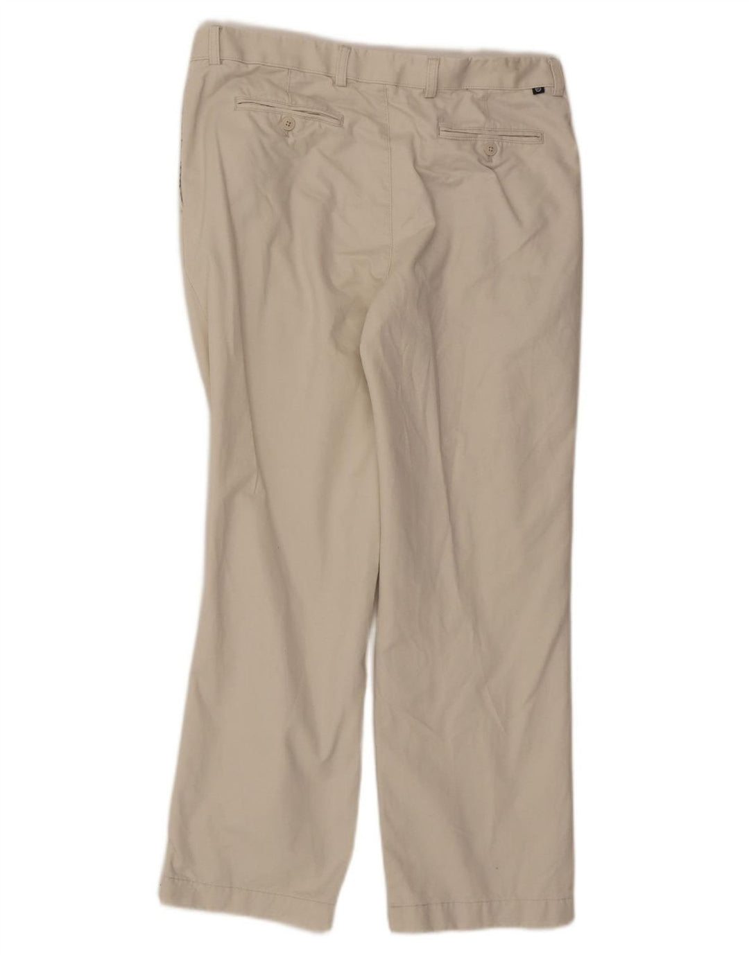 CHAPS Mens Pegged Chino Trousers W36 L30 Beige Cotton