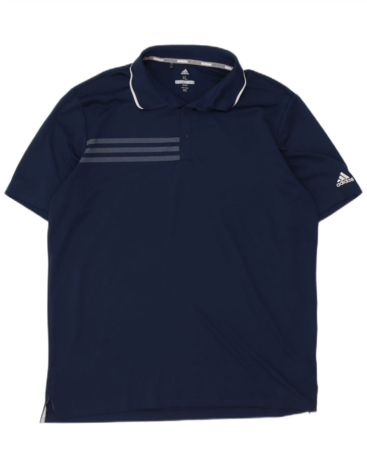 ADIDAS muška polo majica XL tamnoplavi poliester