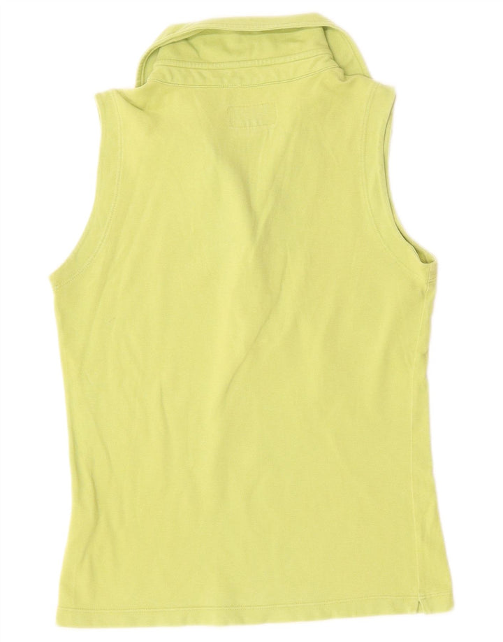 MARLBORO CLASSICS Ženska polo majica bez rukava UK 14 Veliki zeleni pamuk