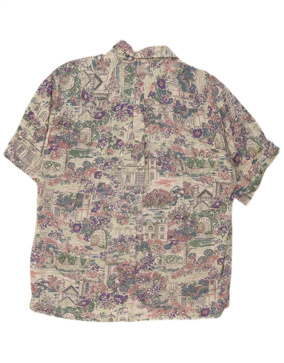 ELEGANCE Muška košulja kratkih rukava veličina 41/42 velika raznobojna cvjetna