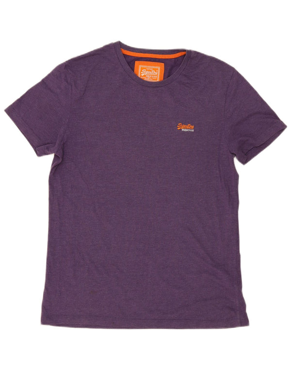 Superdry muška majica kratkih rukava XL Ljubičasta pamučna moderna