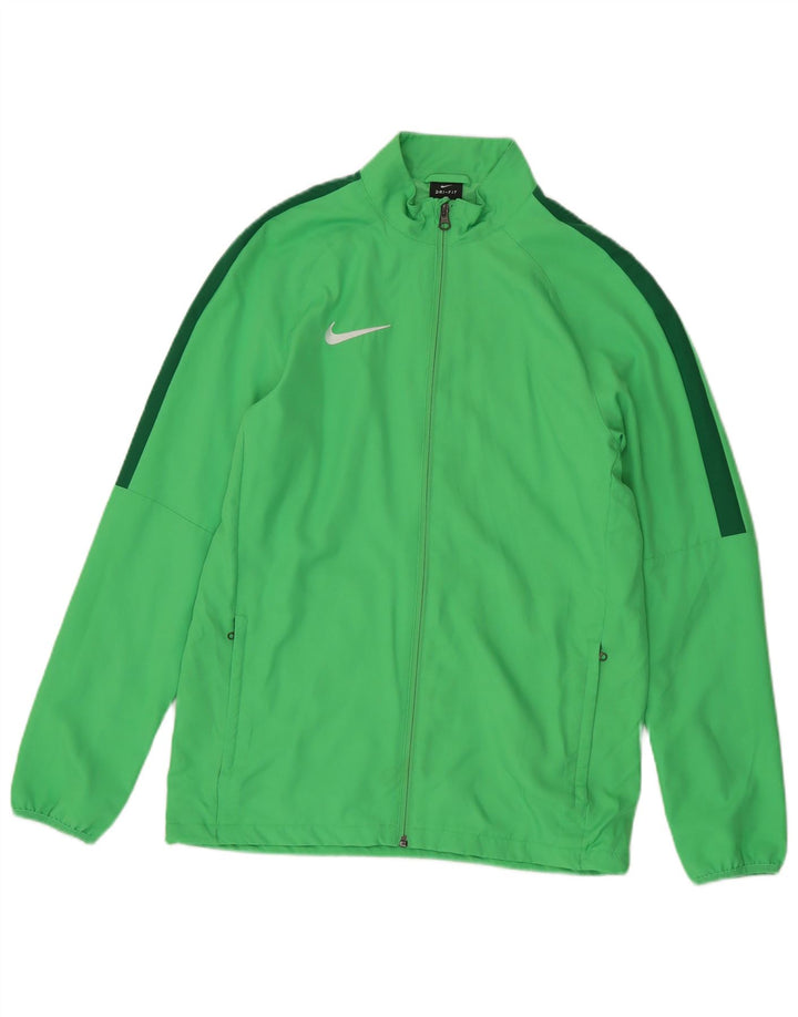 Nike Dri Fit gornja jakna za trenirku srednje zelene boje od poliestera