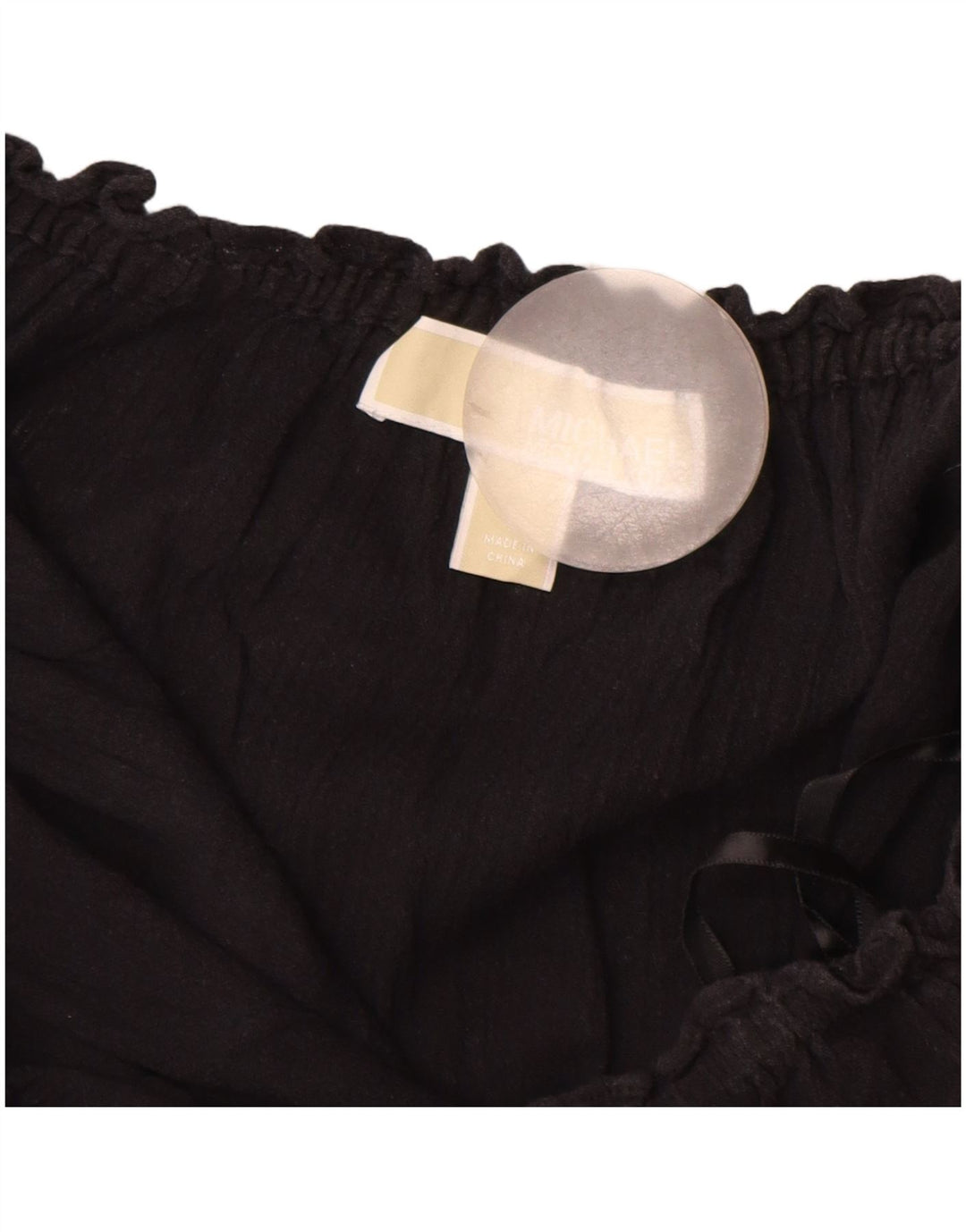 MICHAEL KORS Top ženske bluze UK 14 Veliki crni pamuk