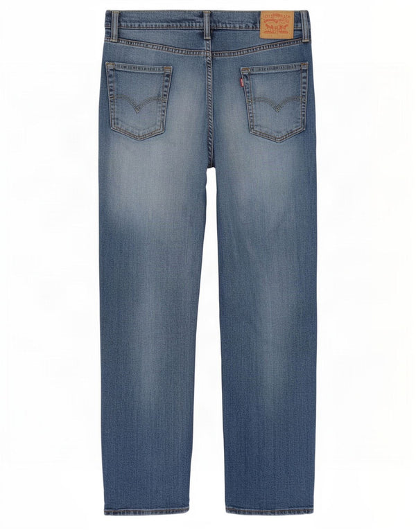 Levi's muške ravne traperice W34 L32 plavi pamuk