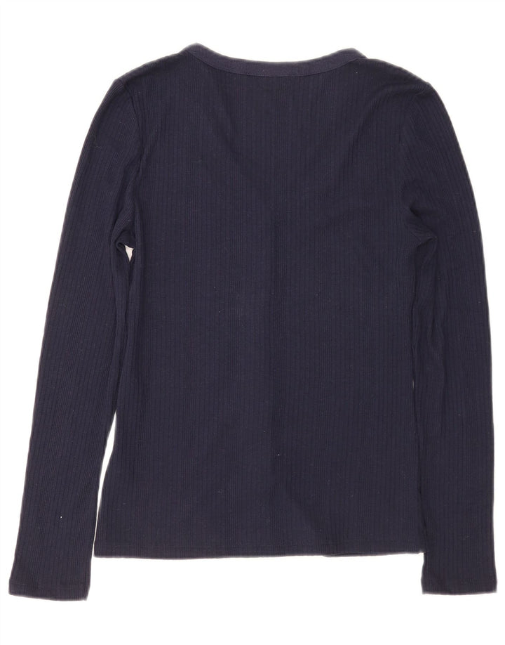 Marks & Spencer ženska košulja bluza UK 8 Mala tamnoplava poliester