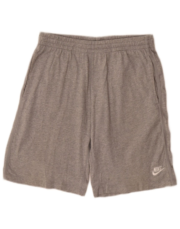 Nike muške sportske kratke hlače srednje sive boje od pamuka