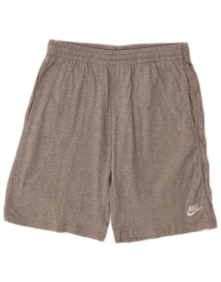Nike muške sportske kratke hlače srednje sive boje od pamuka