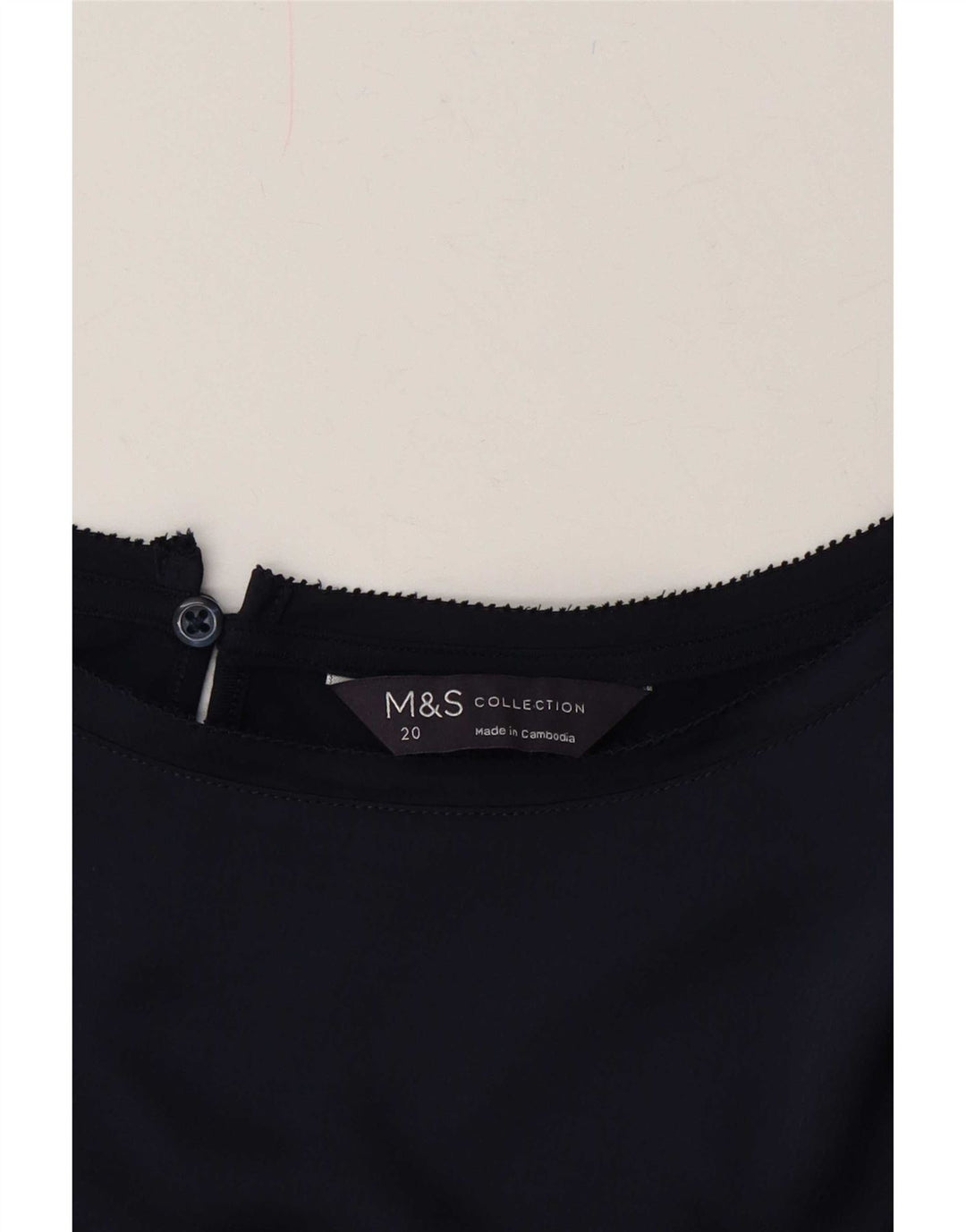 Marks & Spencer gornji dio ženske prevelike bluze UK 20 2XL tamnoplava