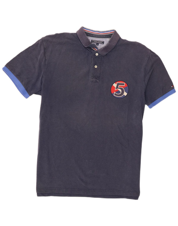 Tommy Hilfiger muška polo majica s grafičkim motivima 2XL tamnoplavi pamuk
