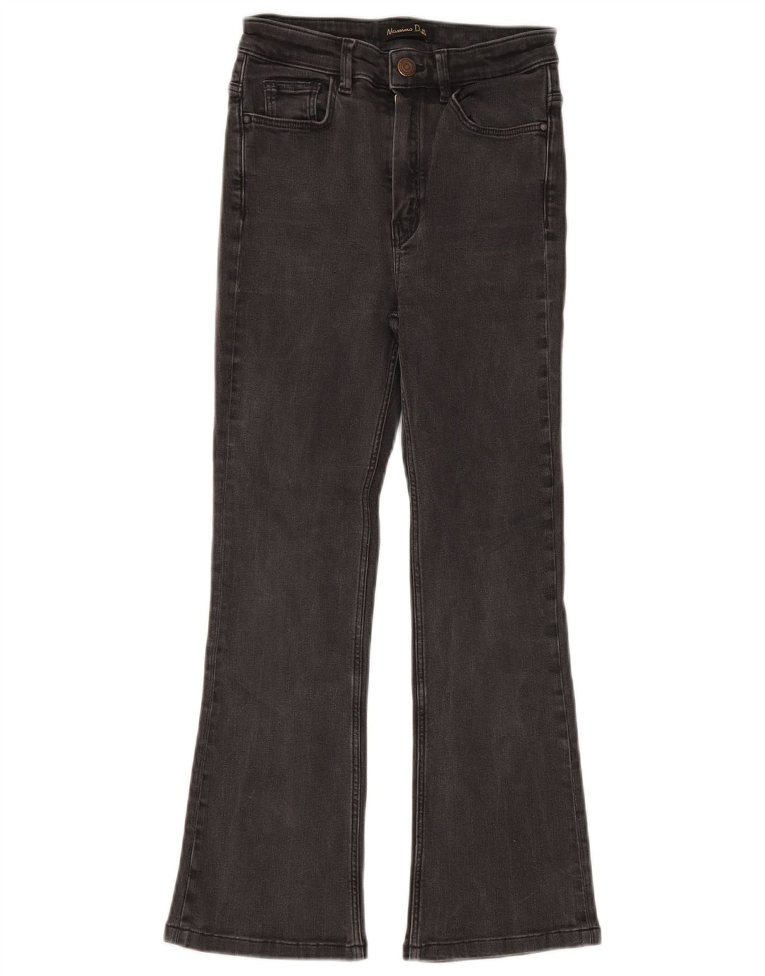 Massimo Dutti Ženske lepršave traperice EU 34 2XS W24 L24 Sivi pamuk
