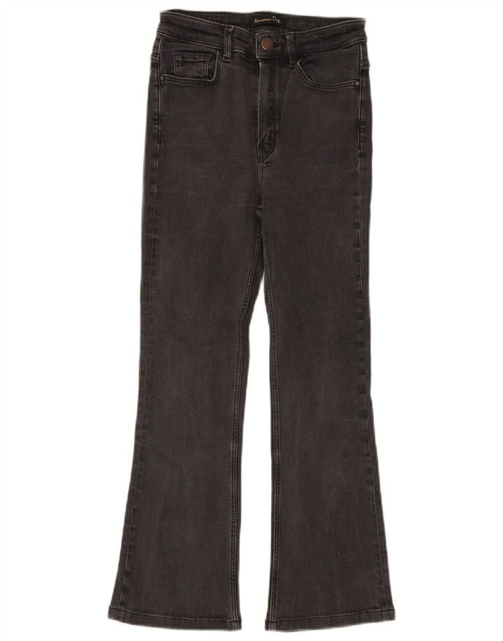 Massimo Dutti Ženske lepršave traperice EU 34 2XS W24 L24 Sivi pamuk