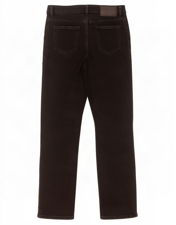 Ravne traperice Marks & Spencer Autograph UK 10 male W28 L30 crne
