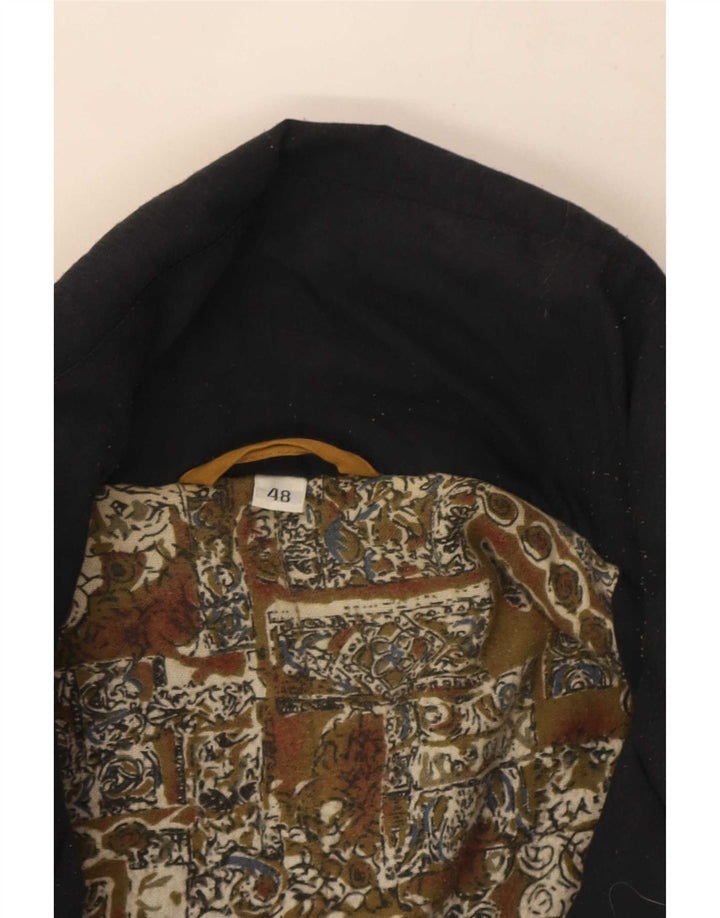 Vintage muška podstavljena bomber jakna IT 48 srednje smeđa