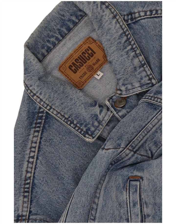 Casucci muška traper jakna UK 40 Large Blue