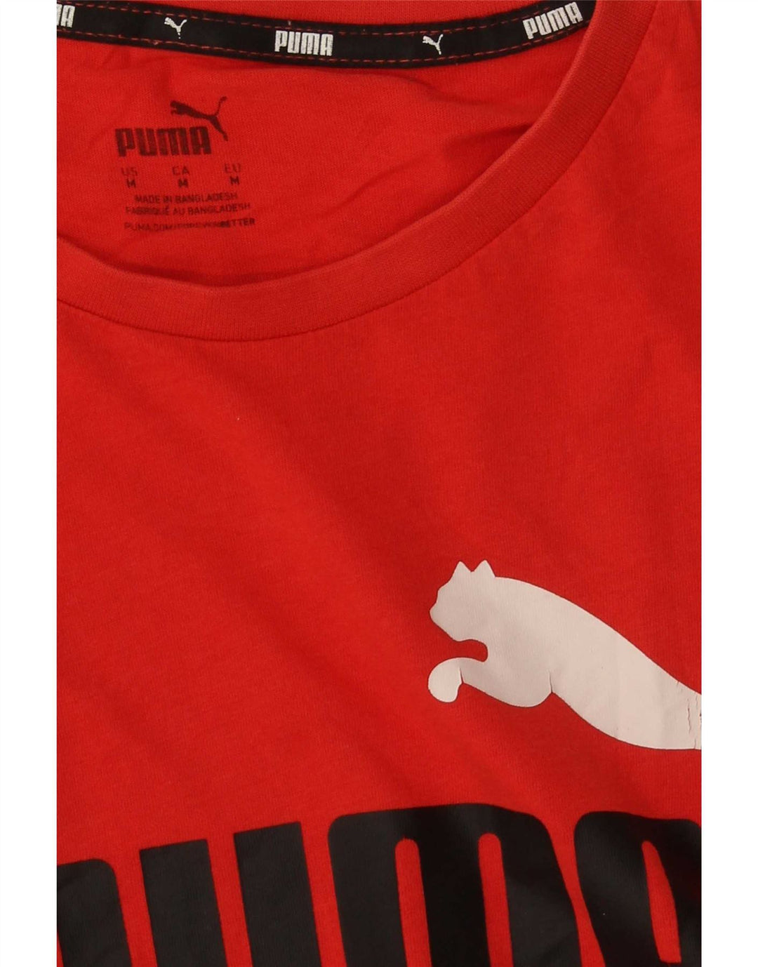 Puma muška grafička majica srednje crvene boje