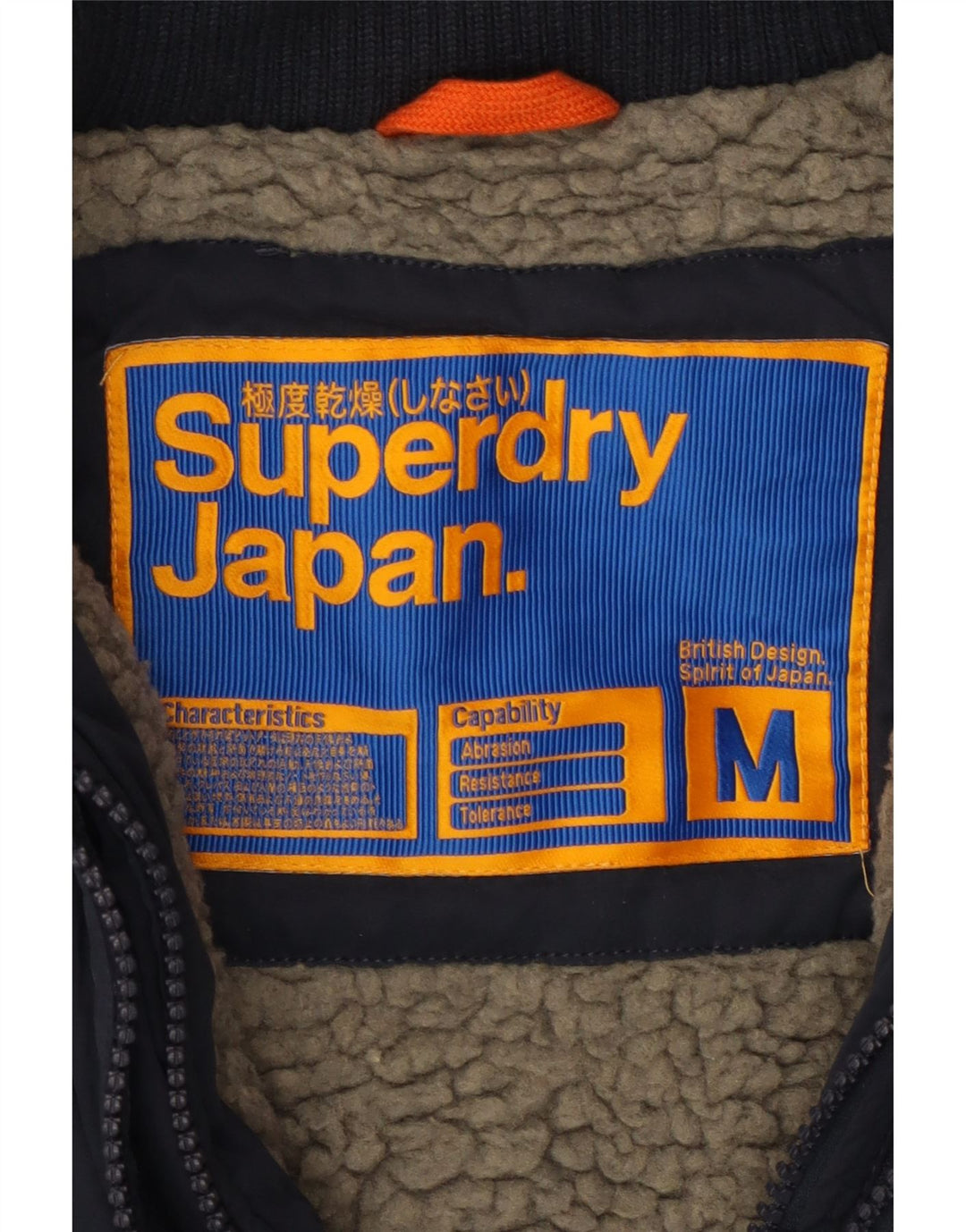 SUPERDRY ženska jakna vjetrovka s kapuljačom UK 14 Srednje tamnoplavi poliester