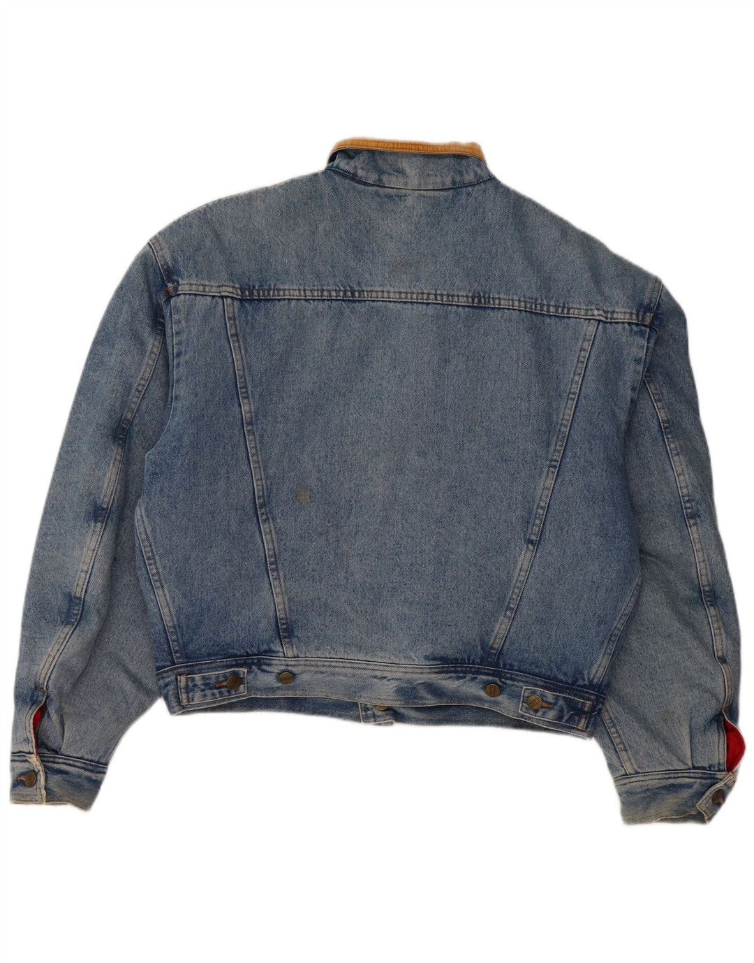 Zatvorena muška traper jakna IT 50 Large Blue Cotton