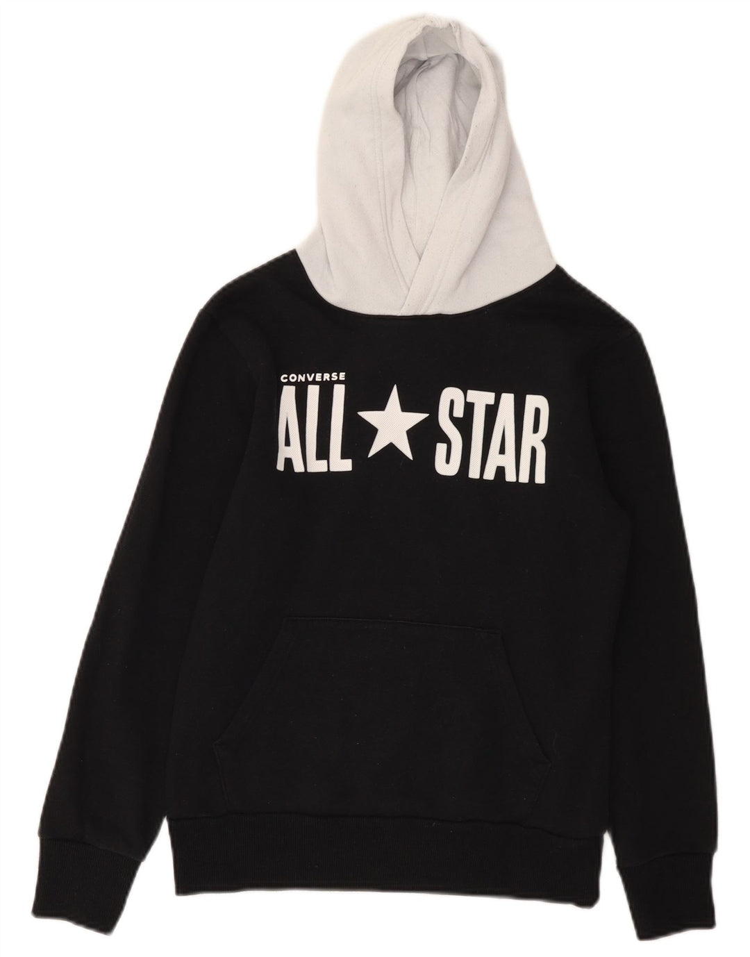 Converse Boys Graphic Hoodie Džemper 10-11 godina srednje crne boje