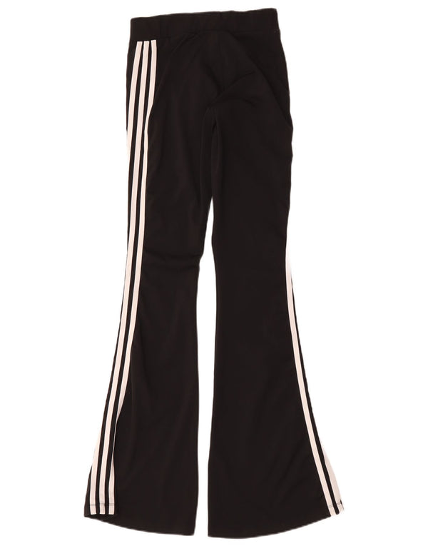 Adidas ženske široke tajice UK 8/10 male crne poliesterske
