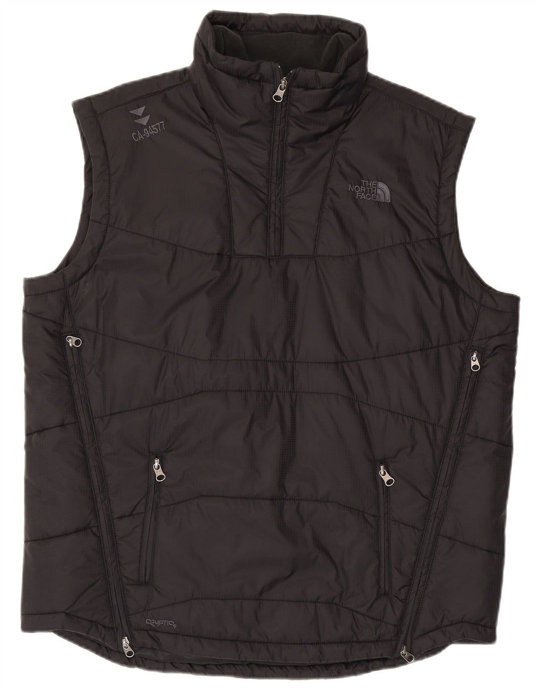 The North Face muški pulover podstavljena jakna UK 40 veliki crni najlon