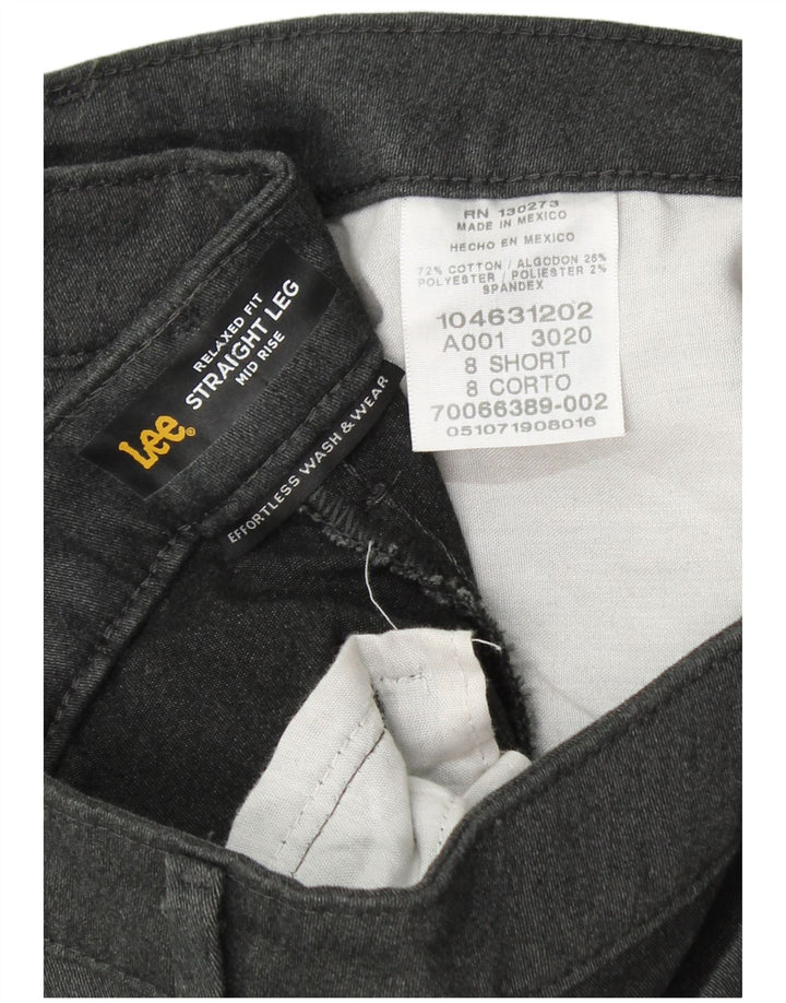 LEE Ženske ležerne hlače srednjeg kroja opuštenog kroja US 8 srednje veličine W30 L30 sive