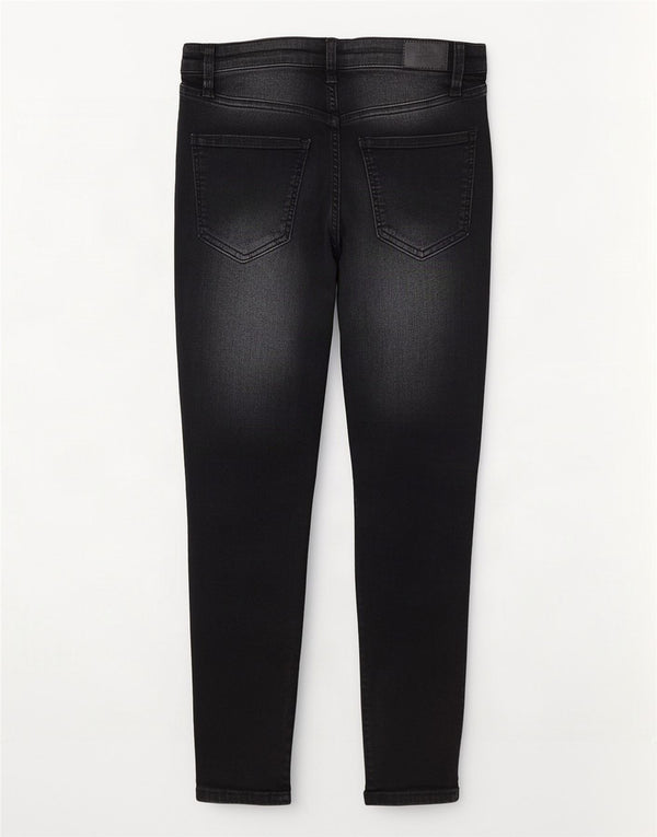 Topshop ženske uske traperice Joni W30 L28 crni pamuk