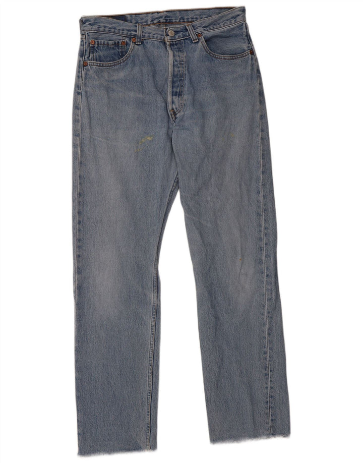 Levi's muške 501 ravne traperice W33 L30 plavi pamuk
