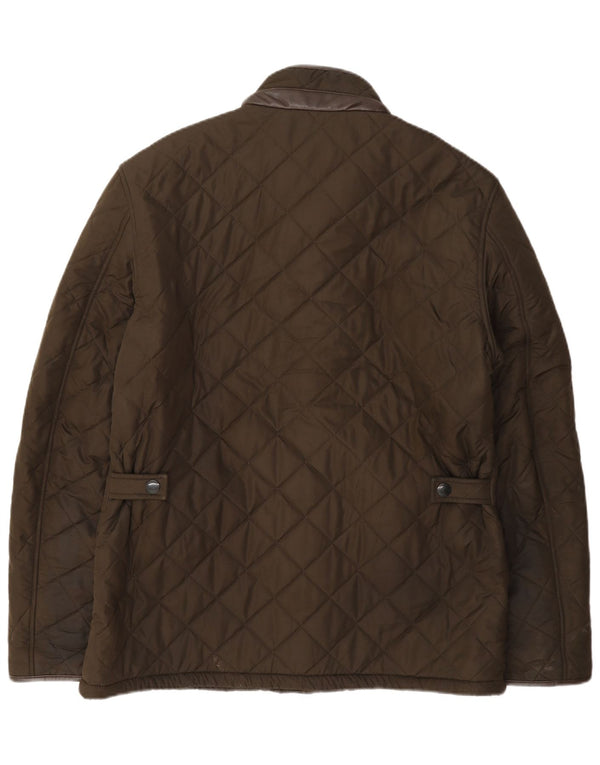Barbour muška prošivena jakna UK 40 veliki kaki poliester
