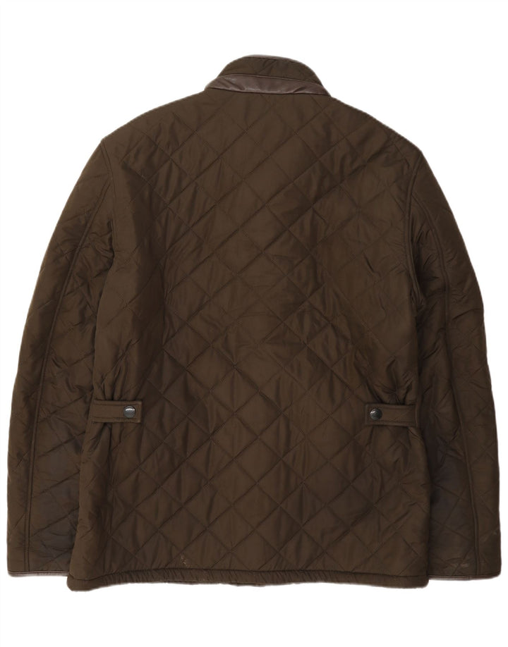 Barbour muška prošivena jakna UK 40 veliki kaki poliester