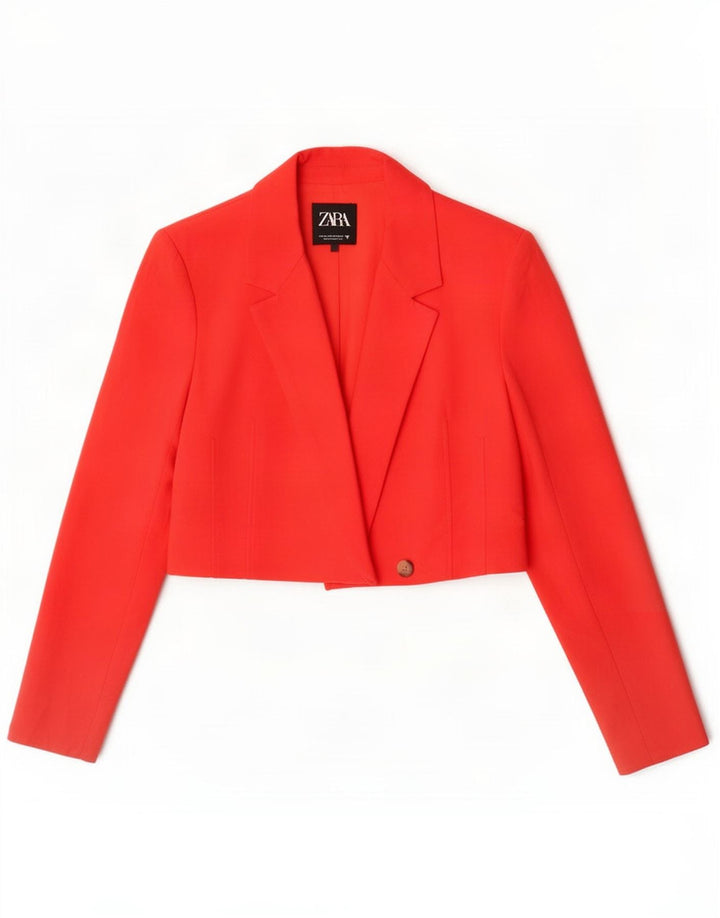 Zara ženska bolero jakna UK 6 XS crvena
