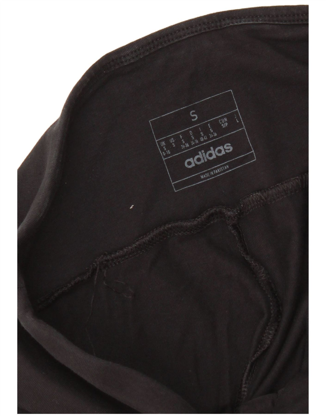 Adidas ženske grafičke tajice UK 8/10 male crne