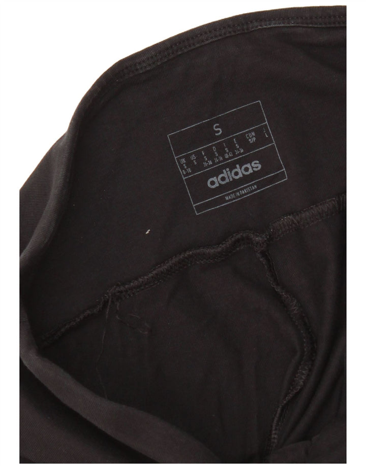 Adidas ženske grafičke tajice UK 8/10 male crne