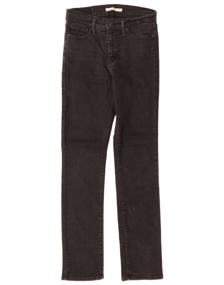 LEVI'S Ženske 312 uske traperice W26 L30 crni pamuk
