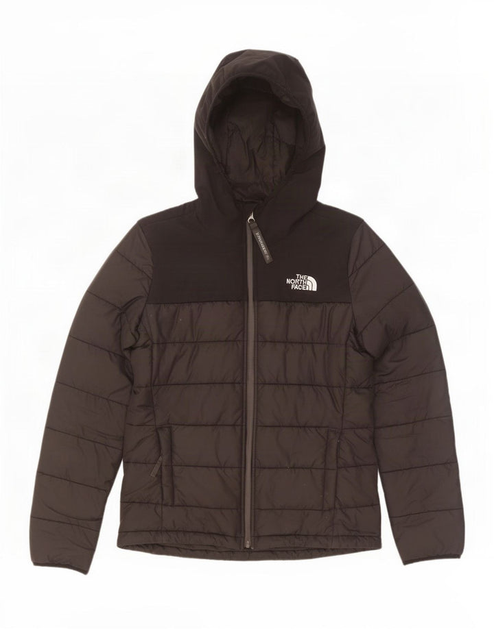The North Face ženska podstavljena jakna s kapuljačom UK 10 mali crni poliester