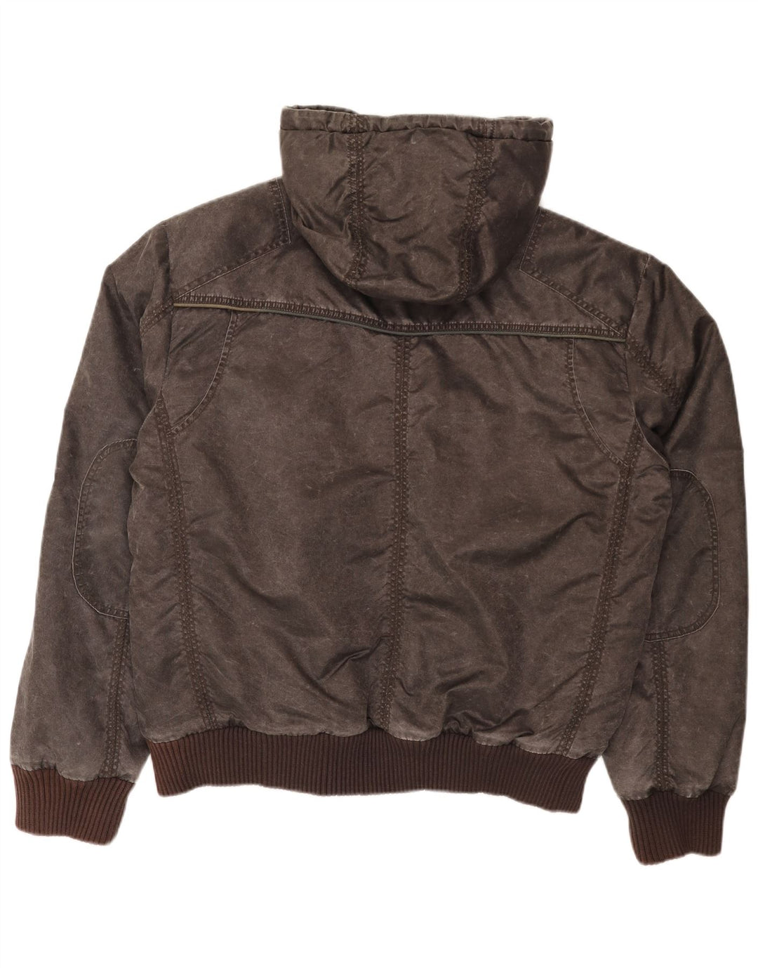 Mustang muška bomber jakna s kapuljačom UK 42 XL smeđi poliamid