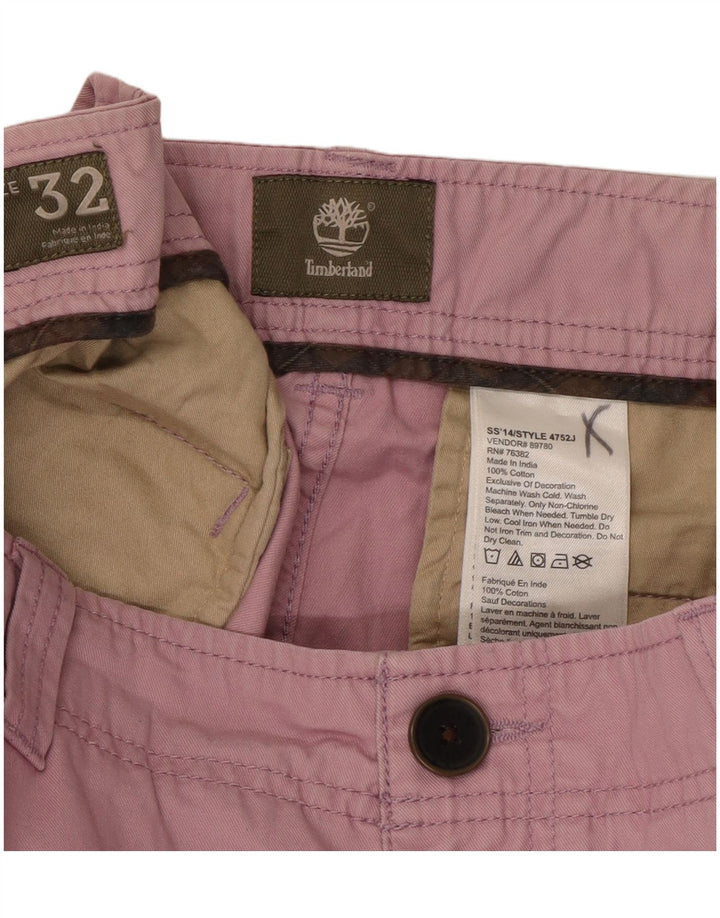 Timberland muške chino kratke hlače W32 srednje ružičasti pamuk