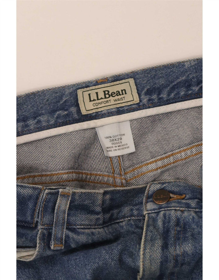 L.L.Bean muške ravne traperice W38 L29 plavi pamuk